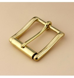 Brass Belt Roller Buckle End Bar Heel bar Buckle Single Pin Half Belt Buckle Leather Craft Bag Strap Jeans Webbing Dog Collar...