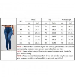 High Waist Leggings Faux Denim Jeans Sexy Elastic Jeggings Soft Casual Thin Pencil Pants Stretch Well Fitness Fake Pockets $2...