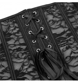 Plus S-6XL Lace Mesh Breathable Waist Clip Sexy Lingerie Body Shaper Black Waist Corset Women Slimming Belt Underbust Bustier...