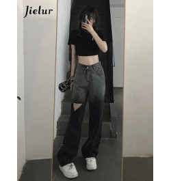 Summer New Sweet Cool Hole Women's Jeans Korean Straight Slim Fashion Pants Female Youthful Light Casual Jeans Woman $46.30 -...