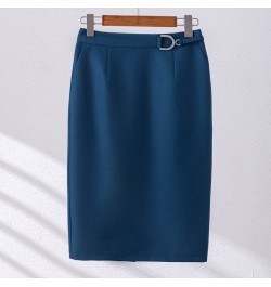 Spring Summer Korean Slim Knee Length High Waist Elegant Office Long Skirts Women Oversized Occupation Pencil Skirt $58.51 - ...