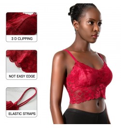 2022 new women's plus-size no underwire gathering comfortable bra cover simple natural lace anti-exposing breast wrap bra $16...