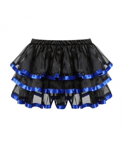 Ladies Lolita Style Kawaii Puffy Skirt Mesh Half Cake Pleated Skirt Corset Versatile Super Short Party Dance Skirts for Women...