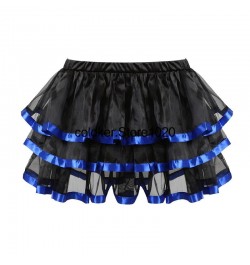 Ladies Lolita Style Kawaii Puffy Skirt Mesh Half Cake Pleated Skirt Corset Versatile Super Short Party Dance Skirts for Women...