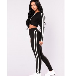 Summer Women Two Piece Set Hoodies Crop Top+Pant Suit Tracksuit Fall Winter Sports Fitness Jogging Femme Ensemble Female $37....