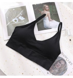 Underwear Padded Seamless Top Sexy Woman Crop Camisole Lingerie Women Female Tops Intimates Back Crop Top Tank Sport Open $12...