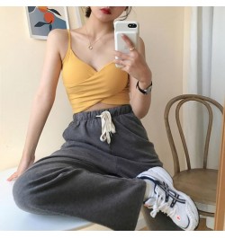 Camisole vest women with chest pad summer outer wear all-match slim short section inner bottoming beautiful back underwear $2...