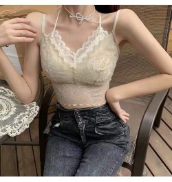 Camisole vest women with chest pad summer outer wear all-match slim short section inner bottoming beautiful back underwear $2...