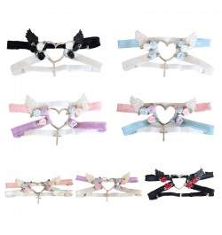 Japanese Flower Wing Leg Ring Sweet Bridal Wedding Party Garter Belt Thigh Harness with Pendant for Womens $15.80 - Underwear