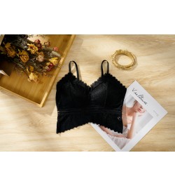 2023 new bra sexy gathering detachable exquisite lace breathable no steel ring bra lingerie $14.49 - Underwear