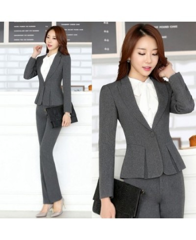 Women 2 Piece Skirt Blazer Set Office Lady Skirt Suits Uniform Female Business Work Outfit Jackets Workwear Autumn Winter 4XL...