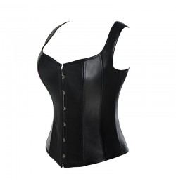 Women Corsets & Bustiers Steel Boned Overbust Steampunk Corset Tops Lace Up Gothic Bustier Shapewear Outfit Waist Trainer Ves...