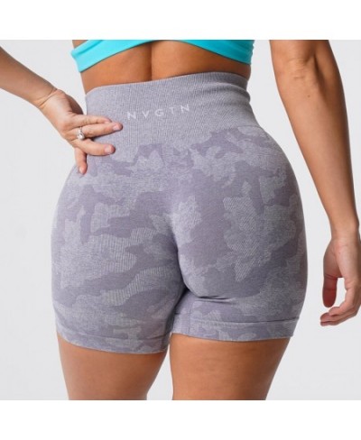 CAMO Shorts Women Seamless Workout Short Leggings Soft Joga High Waisted Fitness Outfits Tight Gym Wear Spandex Stretchy $23....