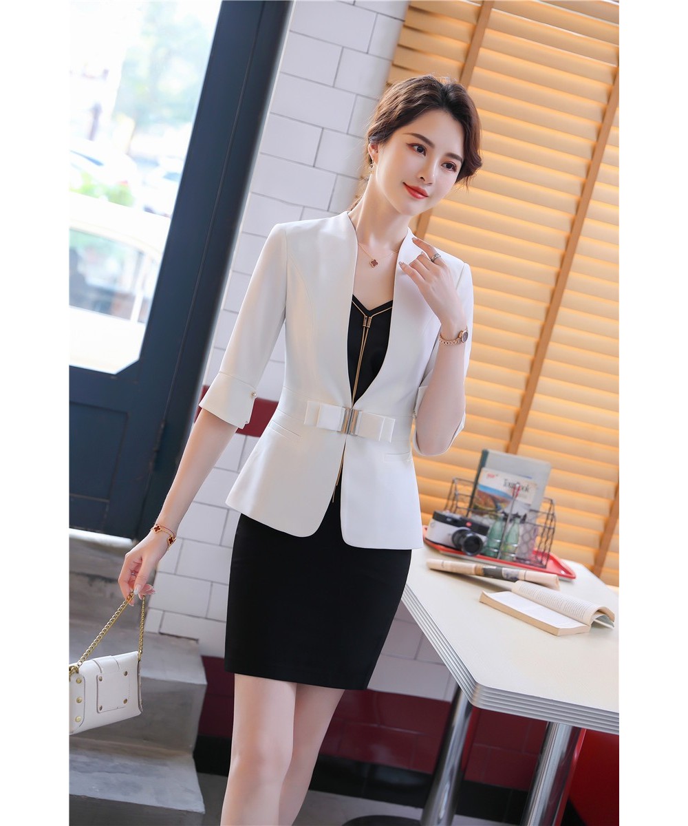 Novelty Wine Formal Ladies Office Work Wear Blazers Spring Summer Business Suits with Skirt and Jackets Coat for Women OL Set...