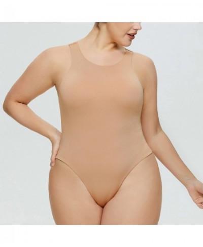 women Shapper Bodysuit seamless Scoop Neck Sleeveless Tight Teddies One-piece Breathable solid Lifter Shapers underwear $31.4...