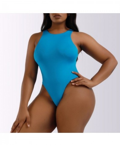 women Shapper Bodysuit seamless Scoop Neck Sleeveless Tight Teddies One-piece Breathable solid Lifter Shapers underwear $31.4...