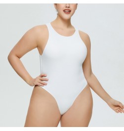 women Shapper Bodysuit seamless Scoop Neck Sleeveless Tight Teddies One-piece Breathable solid Lifter Shapers underwear $31.4...