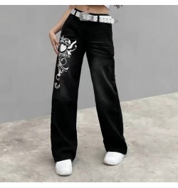 Vintage Low Waisted Cargo Pants Harajuku Grunge Y2K Aesthetics Indie Women's Jeans Pockets Korean Streetwear Retro Trousers $...