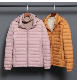 Fall Winter Women Ultralight Thin Down Jacket White Duck Down Hooded Jackets Remove Hat Warm Coat Parka Female Portable Outwe...