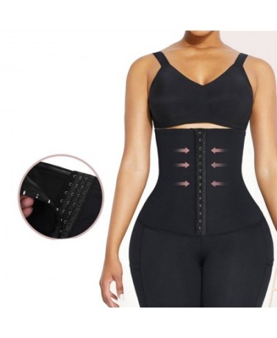 Women Firm Tummy Control With Hook Butt Lifter Shapewear Panties High Waist Trainer Body Shaper Shorts Female Slimming fajas ...