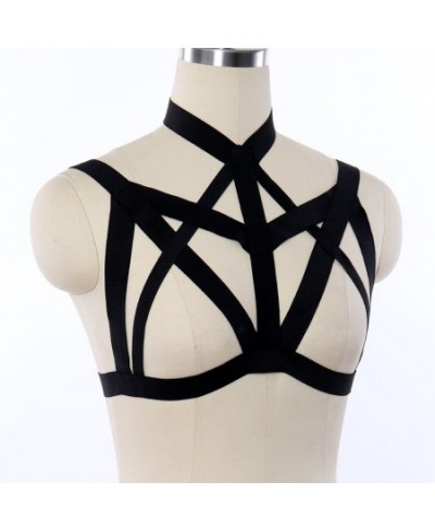 Harness For Women's Underwear Fetish Wear Cage Bra Sexy Bondage Lingerie Handmade Cupless Body Goth Crop Top Suspender Garter...