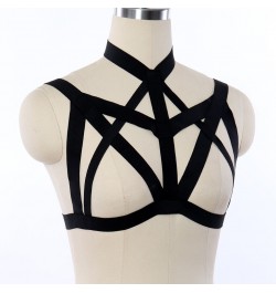 Harness For Women's Underwear Fetish Wear Cage Bra Sexy Bondage Lingerie Handmade Cupless Body Goth Crop Top Suspender Garter...