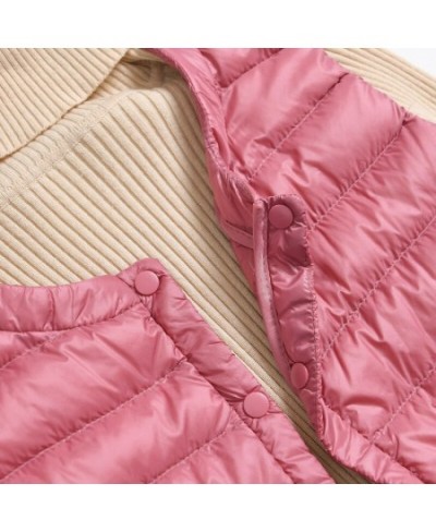 New Women Ultra Light Down Vest Casual Long Slim Waistcoat High Quality Winter Bottoming Vest M-4XL $46.27 - Jackets & Coats