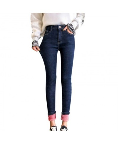 Women Girls Thermals Fleece Denim Leggings Warm Slim Stretch Trousers Pants Jeans SAL99 $37.51 - Jeans