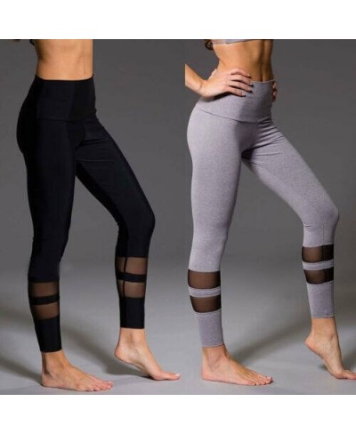 Fashion New Women High Waist Stretch Leggings Fitness Pants Athletic Gym Sport Trousers S-XL $23.56 - Bottoms