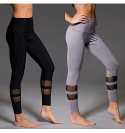 Fashion New Women High Waist Stretch Leggings Fitness Pants Athletic Gym Sport Trousers S-XL $23.56 - Bottoms