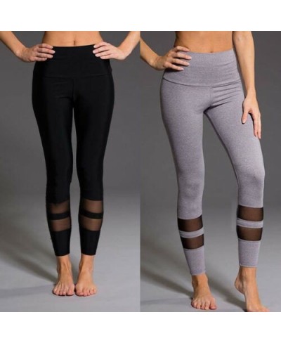 Fashion New Women High Waist Stretch Leggings Fitness Pants Athletic Gym Sport Trousers S-XL $23.56 - Bottoms