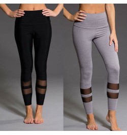 Fashion New Women High Waist Stretch Leggings Fitness Pants Athletic Gym Sport Trousers S-XL $23.56 - Bottoms