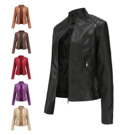 Fashion Faux Leather Jackets Chaqueta Mujer Basic Jacket Women Outfits Moto Biker Coat Woman Clothes Gothic PU Leather Outwea...