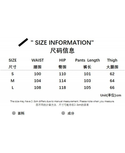 Women Casual Baggy Cargo Pant Spring Summer Solid Color Straight Oversize Sweatpants Wide Leg Midi Waist Drawstring Trousers ...