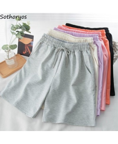 6 Colors Solid Casual Sleep Bottoms Women Wide Leg Shorts Loose Homewear Summer All-match Soft Breathable Basic Trousers Fema...