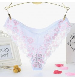 Sexy Lace Panties G String Ice Silk Seamless Thongs Women Low Waist Transparent Floral Panties Cotton Thong Briefs Underwear ...