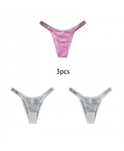 3Pack Shiny Rhinestone Underpants Party Gathering Underwear Sexy Lingerie Women Panties T Pants Thong Lace Knickers $27.73 - ...