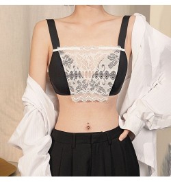 New Sexy Women Lace Anti-Glare Lining Adjustable Insert Bra To Cover The Chest Tube Tops Wrap Corset $12.87 - Underwear