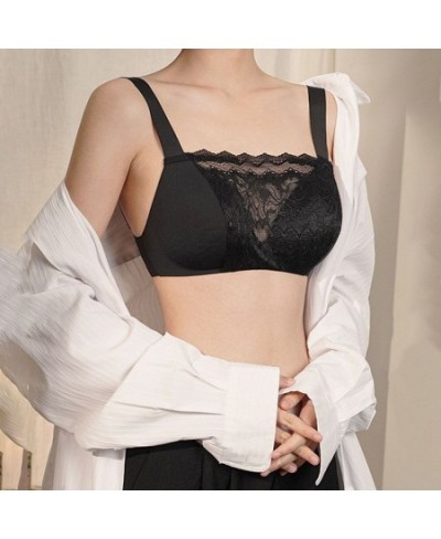 New Sexy Women Lace Anti-Glare Lining Adjustable Insert Bra To Cover The Chest Tube Tops Wrap Corset $12.87 - Underwear