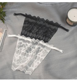 New Sexy Women Lace Anti-Glare Lining Adjustable Insert Bra To Cover The Chest Tube Tops Wrap Corset $12.87 - Underwear