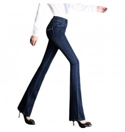 Flare Jeans For Women High Waist Stretch Slim Long Denim Pants Female Spring Autumn All-Match Trousers s261 $49.57 - Jeans