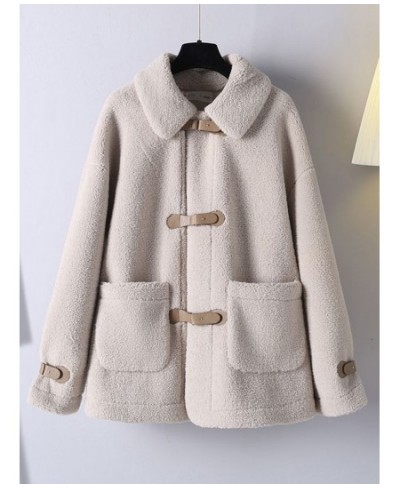 Dress Sets Women Autumn Winter Suits Women's Foreign Style Lamb Wool Coat Plaid Skirt Three-piece Trendy Preppy Style Office ...