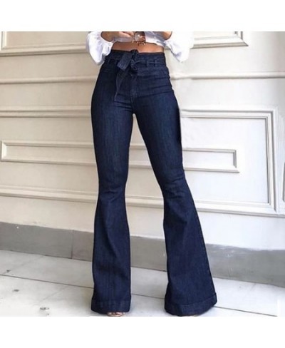 High Waist Bellbottom Jeans Streetwear Fashion Blue Jeans Femme Push Up Slim Denim Pants Women Black Sexy Flare Jeans 2022 $4...