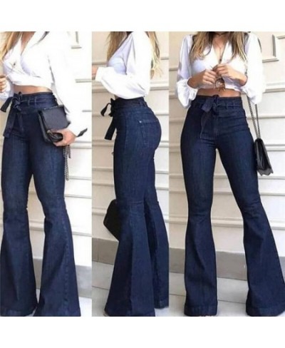 High Waist Bellbottom Jeans Streetwear Fashion Blue Jeans Femme Push Up Slim Denim Pants Women Black Sexy Flare Jeans 2022 $4...