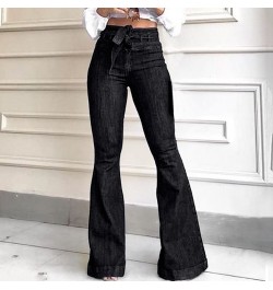 High Waist Bellbottom Jeans Streetwear Fashion Blue Jeans Femme Push Up Slim Denim Pants Women Black Sexy Flare Jeans 2022 $4...