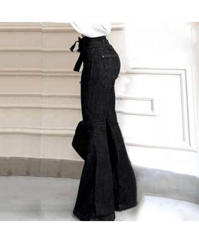 High Waist Bellbottom Jeans Streetwear Fashion Blue Jeans Femme Push Up Slim Denim Pants Women Black Sexy Flare Jeans 2022 $4...