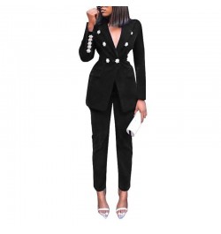 Elegant Two-pieces Women Blazer Suit Casual Streetwear Suits Female Blazer Set Chic Office Ladies Women Coat Suit blue $58.19...