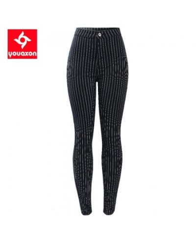 2210 EU Size White Stripes High Waist Black Jeans Woman New Spring Summer Stretchy Skinny Pants Trousers For Women Jeans $42....