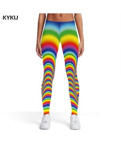 Flower Leggings Women Flowers Elastic Pattern Sexy Colorful Spandex Womens Leggings Pants Casual Slim Funky Ladies $22.81 - B...