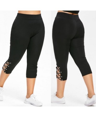 New Style Legging Women High Waist Cropped Trousers Pants Elastic Fashion Slim Leggings Short Leggings Summer Breeches $28.27...